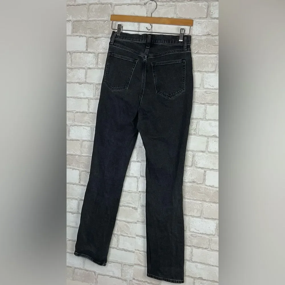 Abercrombie & Fitch Curve Love The Slim Straight Ultra High Rise Jeans Size 4